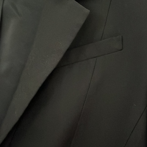 Black Ann Taylor Wool Blend Blazer size 8 - Picture 4 of 8